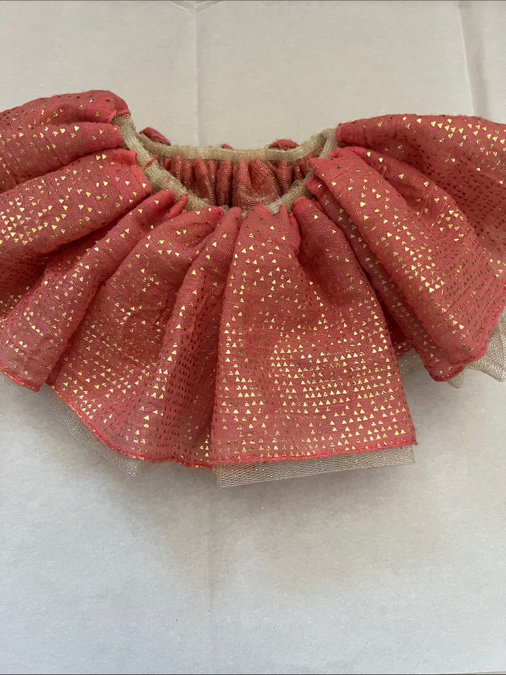 Oh Baby! Gold and Coral Tulle Tutu